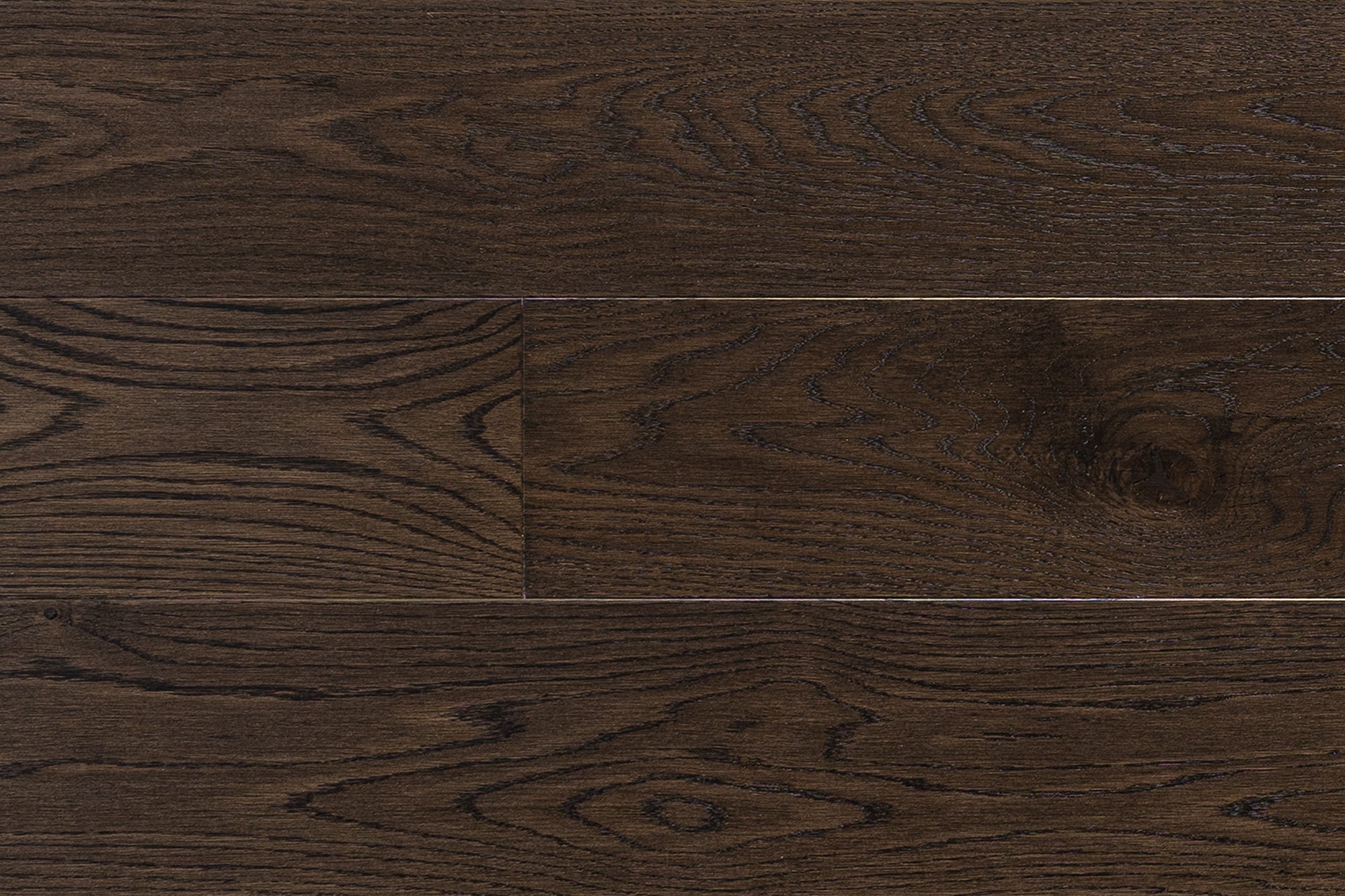 BK 60 high-end wide plank engineered White Oak Canadian made refined hardwood flooring surfaces with a natural hardwax oil finish by Plank & Co - close up image