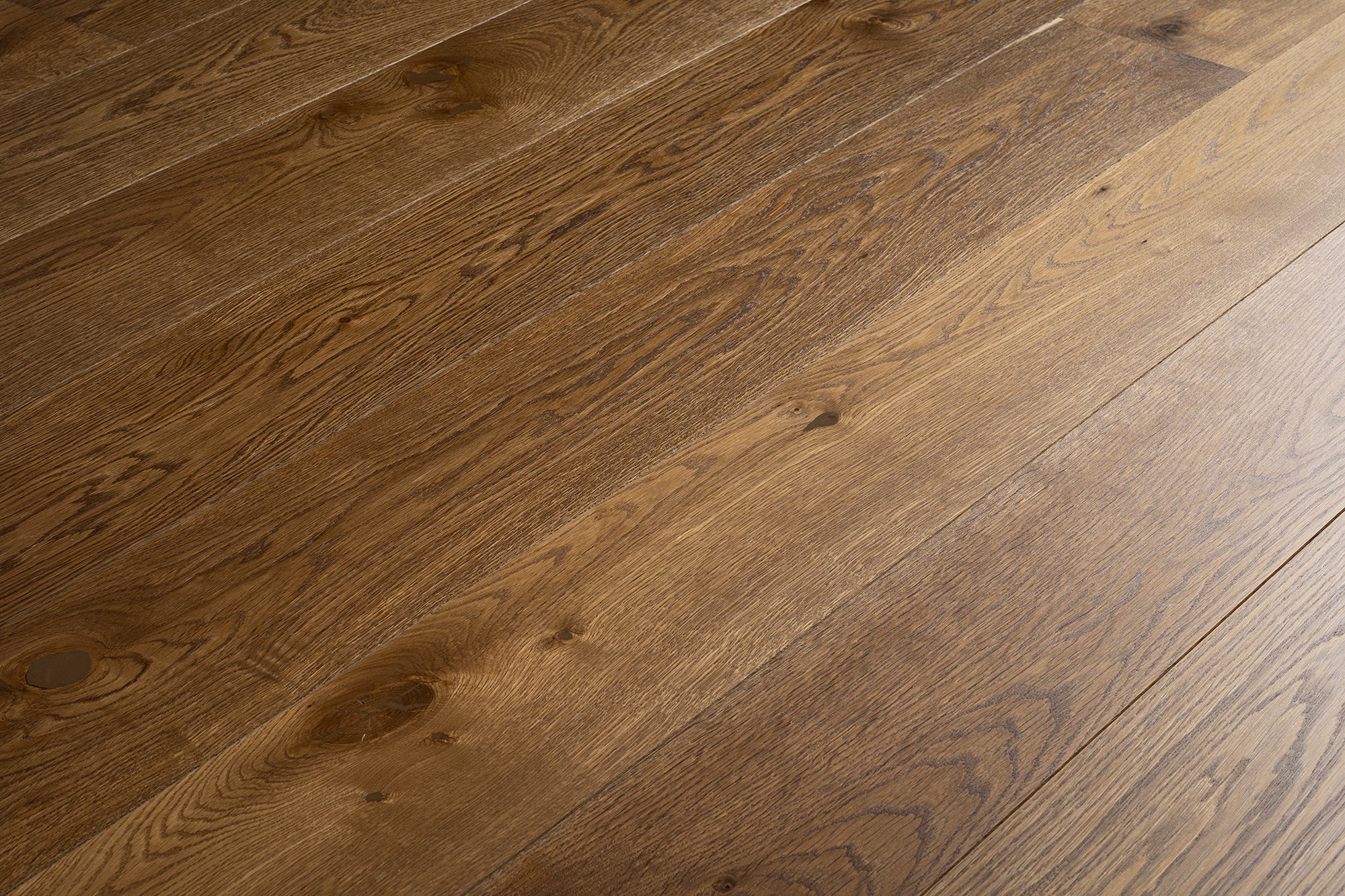 CC 25 high-end wide plank engineered European Oak refined hardwood flooring surfaces by Plank & Co with a natural hardwax oil finish - texture image
