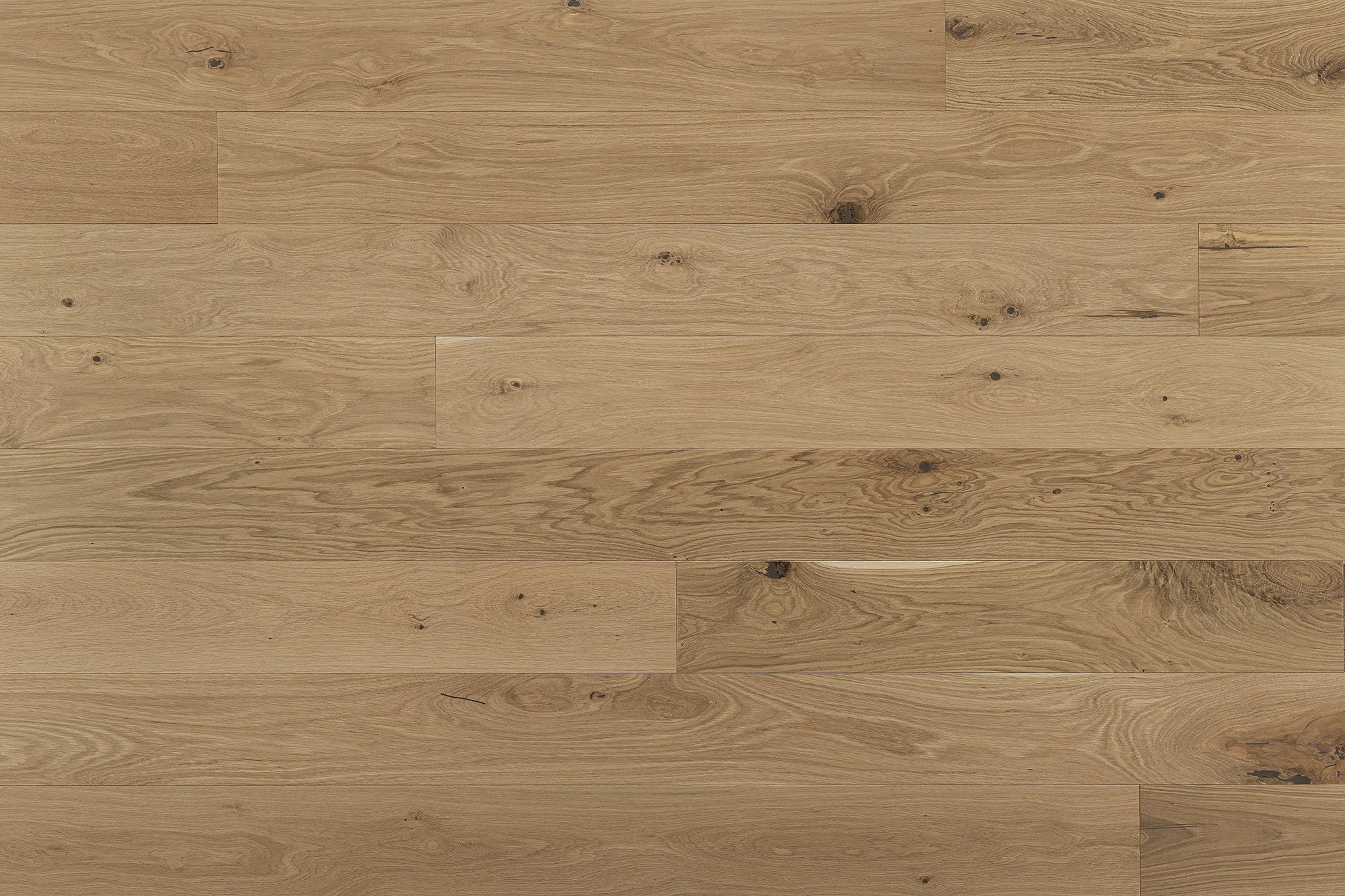 NV 58 high-end wide plank engineered White Oak Canadian made refined hardwood flooring surfaces with a natural hardwax oil finish by Plank & Co - panel image